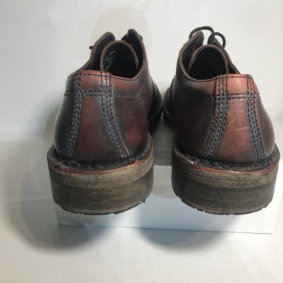 Bass Dress Shoes Fairmount  JD Series Mens Leather Burgandy Brown Size 9D Brazil - Picture 4 of 11